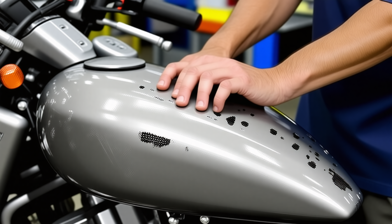 découvrez la technique révolutionnaire du tire-clou pour débosseler facilement votre réservoir de moto. apprenez des astuces simples et efficaces pour redonner une seconde vie à votre véhicule sans risquer d'endommager la peinture. un guide indispensable pour tous les passionnés de moto !