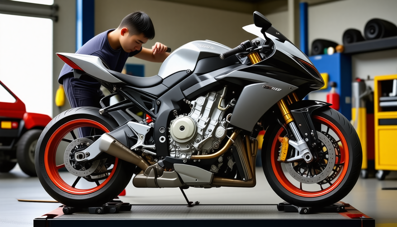 découvrez comment réviser efficacement une moto avec carénage intégral en dévoilant les secrets des zones cachées pour un entretien complet et sécurisé.