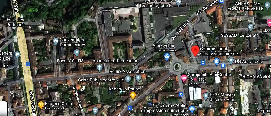 Fourriere à Albi