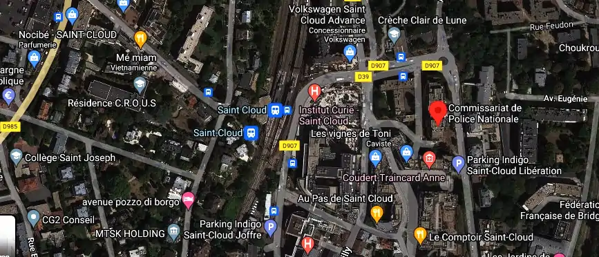 Commissariat de police de Saint-Cloud à Saint-Cloud