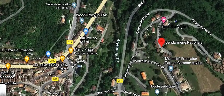 Gendarmerie – Brigade de Caylus à Caylus