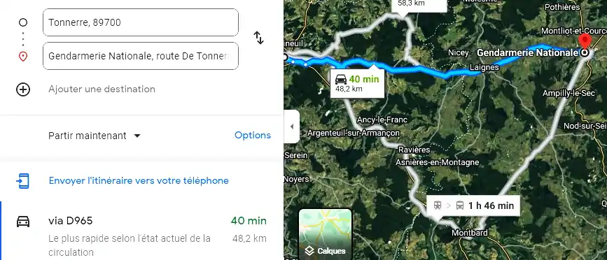 Gendarmerie – Brigade de Châtillon-sur-Seine à Châtillon-sur-Seine