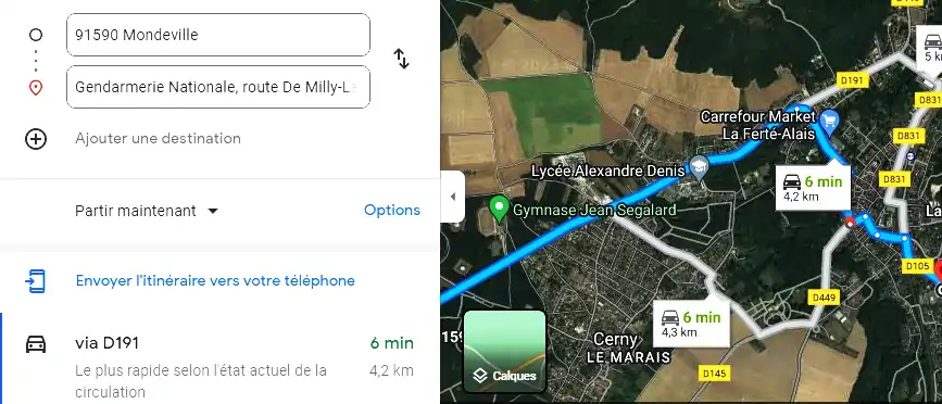 Gendarmerie – Brigade de Guigneville-sur-Essonne à Guigneville-sur-Essonne