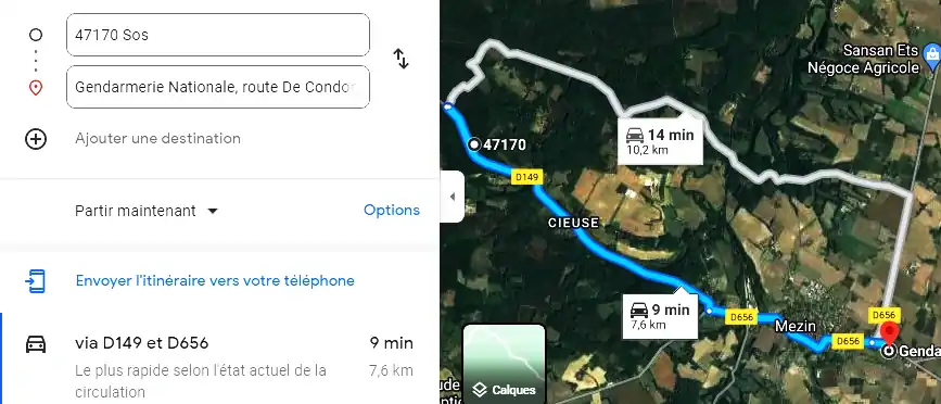 Gendarmerie – Brigade de Mézin à Mezin